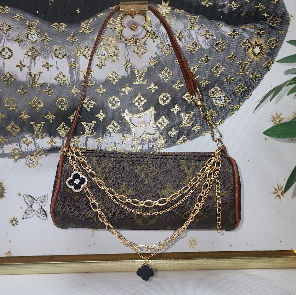 Authentic Louis Vuitton Monogram Mini Papillon W Unbranded Bag Charm - Picture 2 of 14